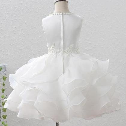Ivory Ball-gown/princess Scoop Court Train..